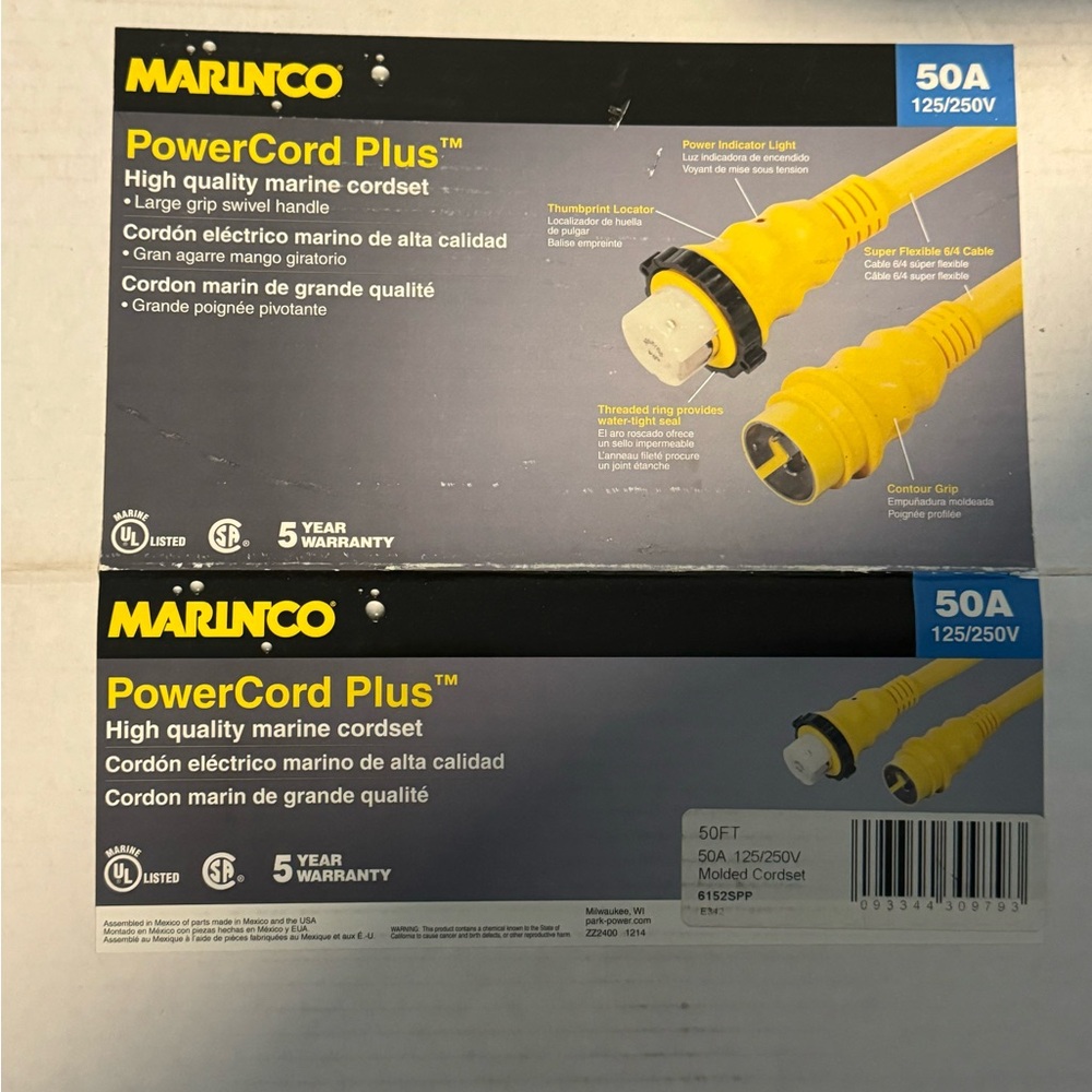 Marinco Power cord plus